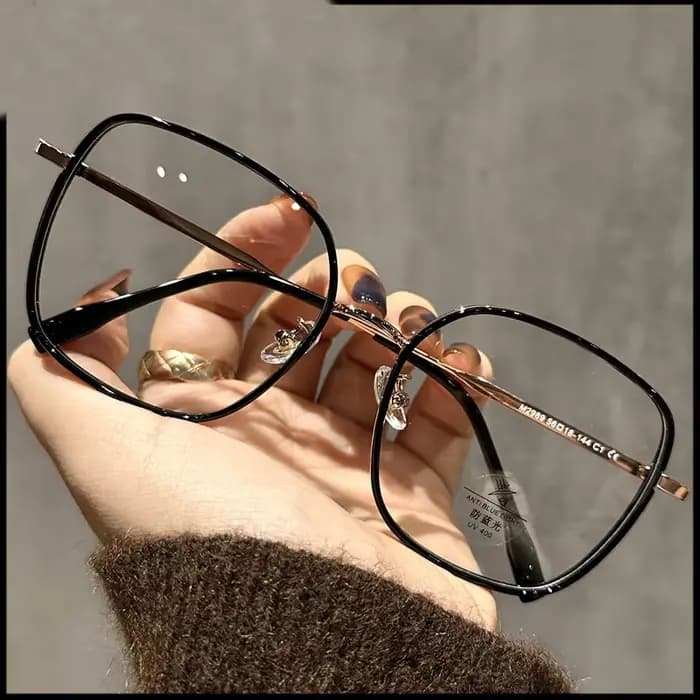 OKH mode grand cadre carré myopie lunettes pour hommes et femmes Anti-bleu Prescription lunettes lec