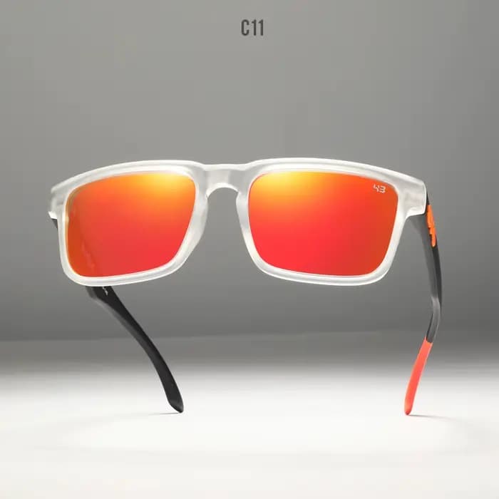 Couleurs fraîches lunettes de soleil polarisées hommes femmes haut carré unisexe lunettes de soleil