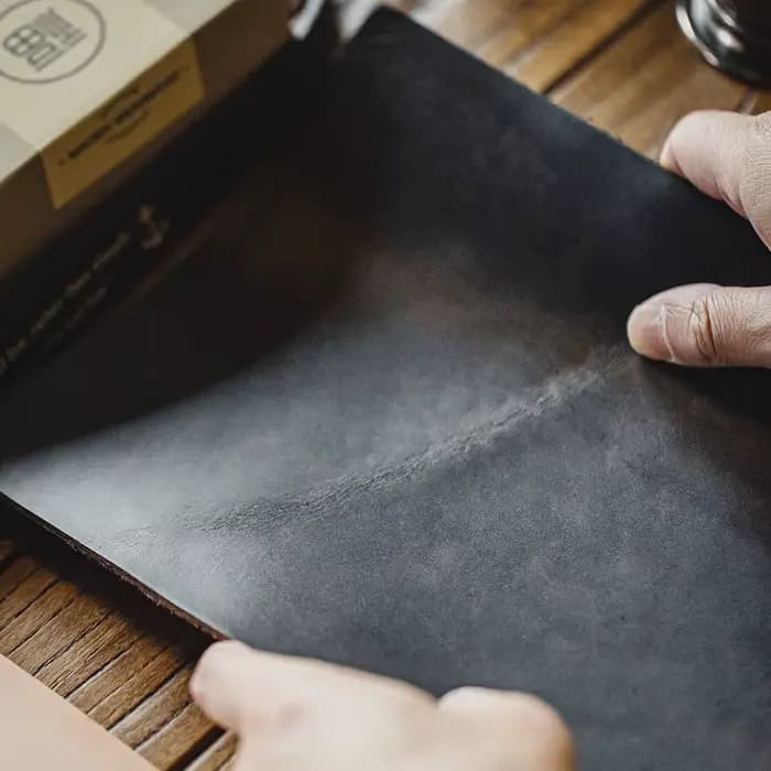 Maden hommes nouveau rétro noir couleur unie polyvalent quotidien en cuir véritable première couche