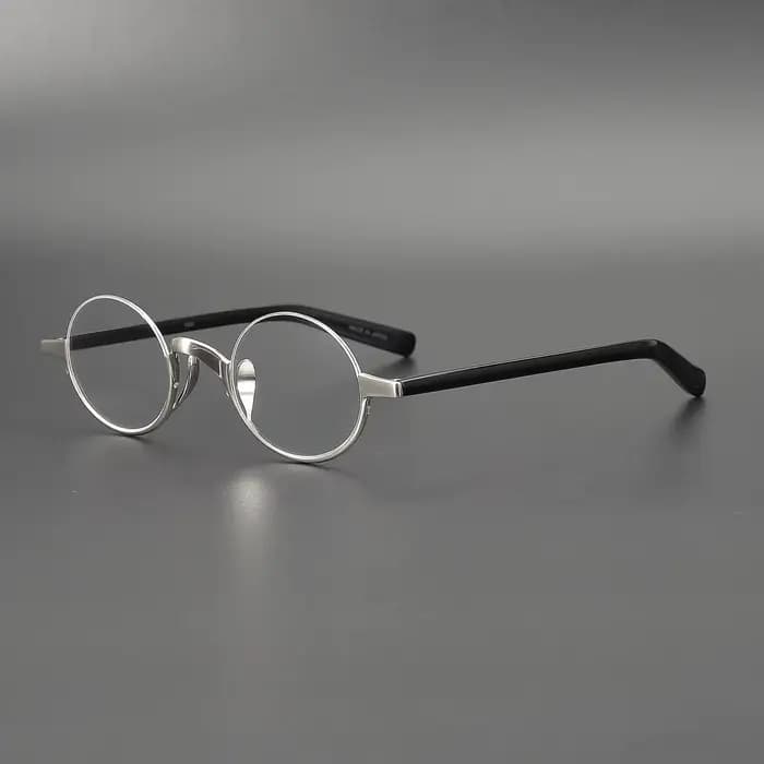 Lunettes demi-monture en titane pour hommes, lunettes en acétate, petite myopie, contrevenants optiq