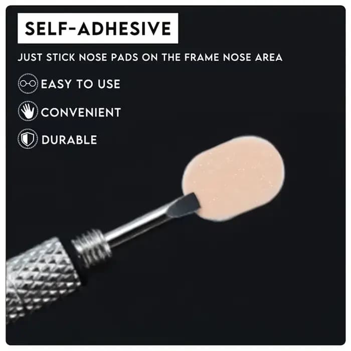 Coussinets de nez antidérapants en mousse souple autocollants pour lunettes – Protection en éponge p