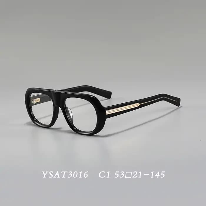 Monture de lunettes épaisse en acétate pour hommes et femmes, design de marque de luxe, montures de