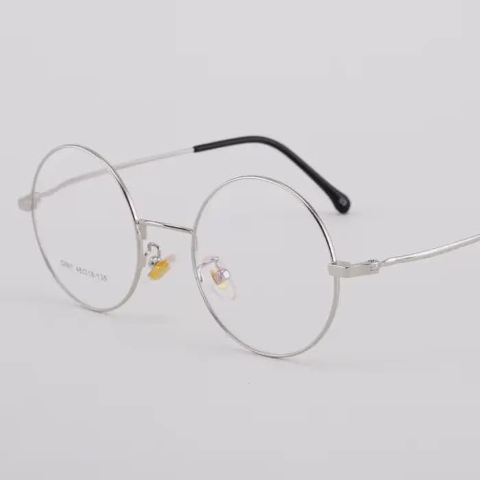 BCLEAR – lunettes rondes rétro de qualité pour hommes et femmes, montures en alliage, Vintage, verre