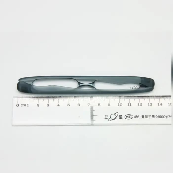 EnzoDate Lot de 3 lunettes de lecture, mini lecteur de poche pliable brevet américain, lunettes port
