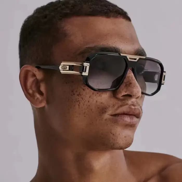 Lunettes de soleil de marque de luxe pour hommes, Design Vintage, surdimensionnées, nuances masculin