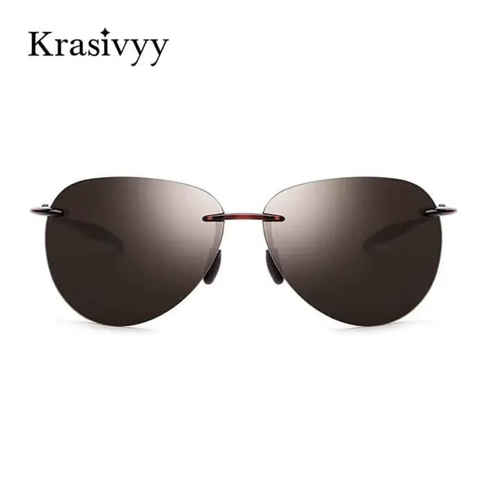 Krasivyy TR90 lunettes de soleil hommes 2025 marque Design lentille en Nylon ultraléger lunettes de