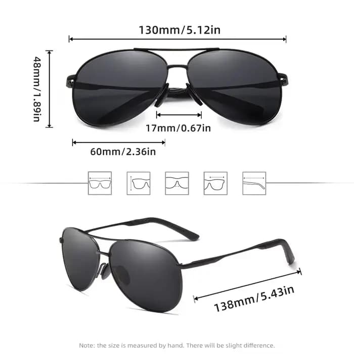 Lunettes de soleil polarisées tendance pour hommes, monture en alliage UV400, pour la pêche en plein