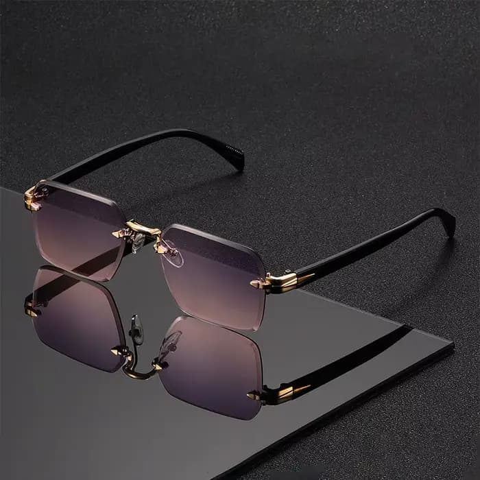 Lunettes de soleil classiques unisexes à la mode, sans cadre, tendance, pour Costume de vacances, me