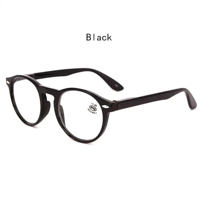 UVLAIK lunettes de lecture optiques rondes hommes femmes mode bleu noir lunettes cadre Vintage ultra