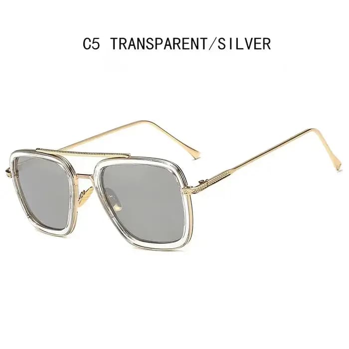 Lunettes de soleil de marque Iron Man Tony Stark pour hommes, carrées, pour le sport en plein air, l