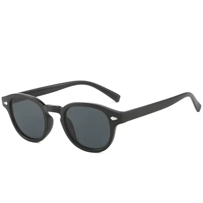 Lunettes de soleil rondes Vintage simples pour femmes et hommes, marque de luxe, Design rétro, rivet