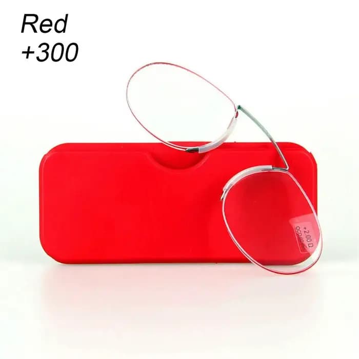 Lunettes de lecture à clipser sans monture pour hommes et femmes, lunettes presbytes, mini portables