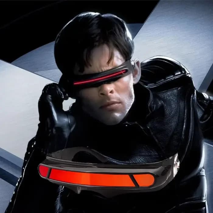 Lunettes de soleil polarisées X-men Imagops Cosplay pour hommes et femmes, bouclier en matériau de m