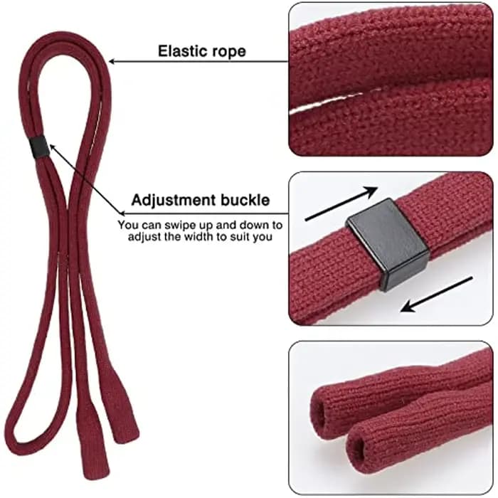 Sangle de support de chaîne de lunettes-câbles de sangles de lunettes pour hommes femmes-supports de