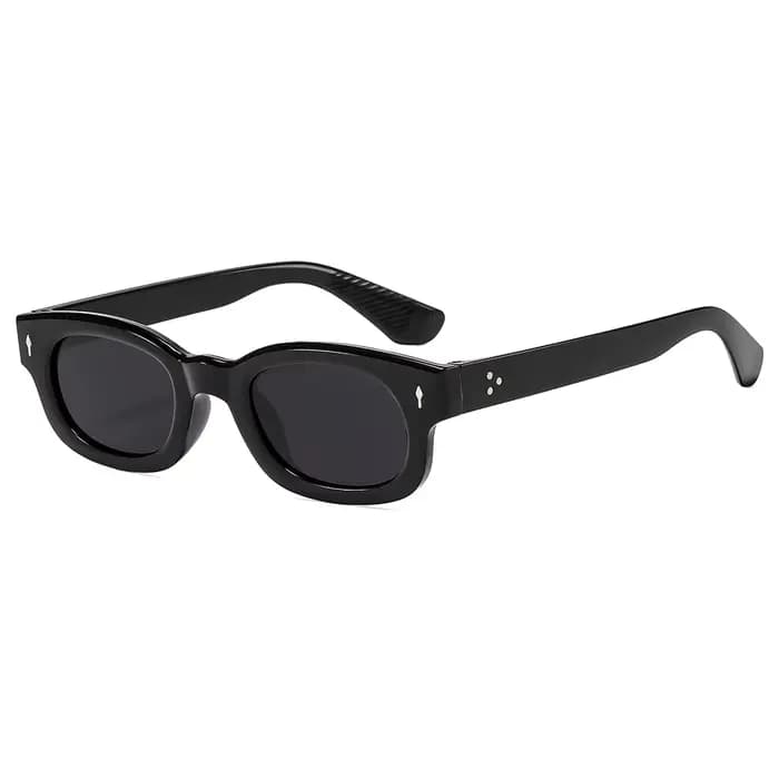 Samjune Lunettes de soleil carrées à monture fine pour hommes et femmes