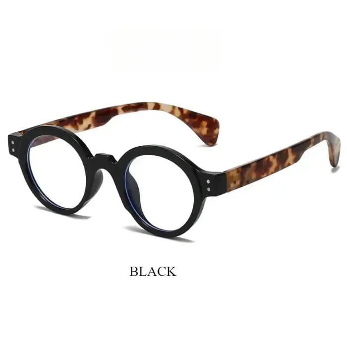 Lunettes de presbytie à jambe de printemps, tendance et à la mode, monture ronde et lunettes Anti-lu