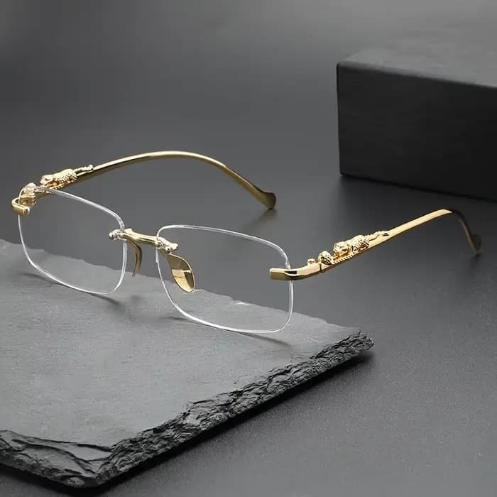 Lunettes de sport sans cadre pour hommes et femmes, décor léopard, mode parfaite, adaptées aux fêtes