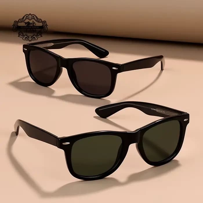 Lunettes de soleil carrées Vintage pour hommes et femmes, marque de luxe de haute qualité, lunettes