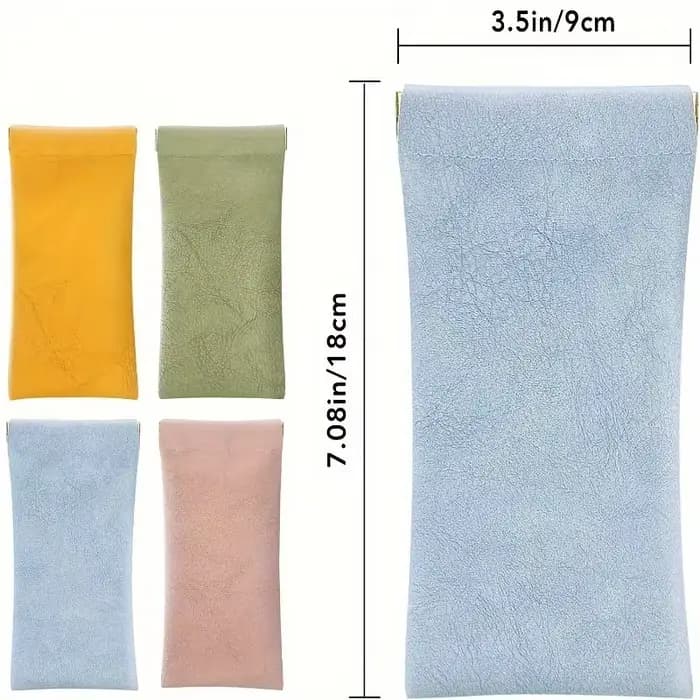 Étui à lunettes de soleil en cuir PU, fermeture automatique, sac de rangement pour lunettes, housse