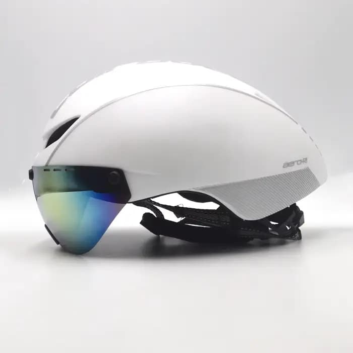 YUMAJ nouveau Aero TT casque de vélo de route lunettes course cyclisme vélo sport casque de sécurité