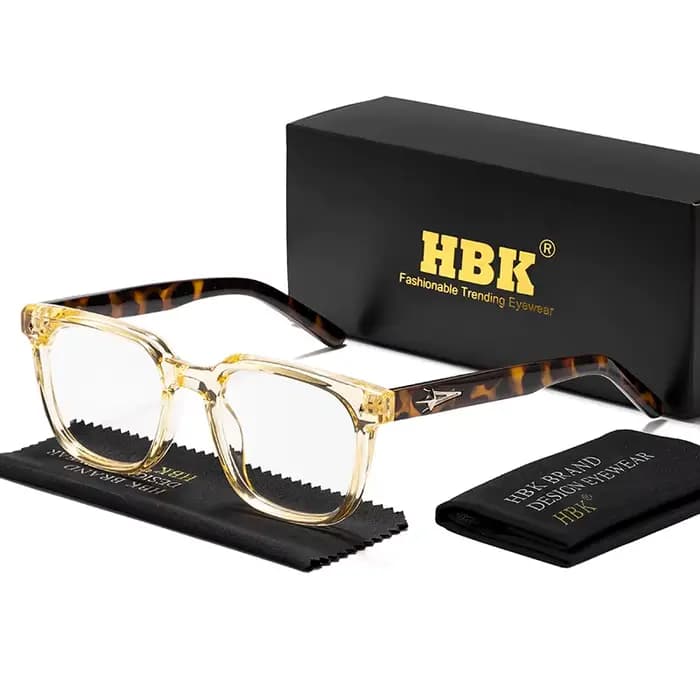 HBK nouvelle mode lunettes carrées montures marque Design unisexe montures femmes Anti Bluelight ord