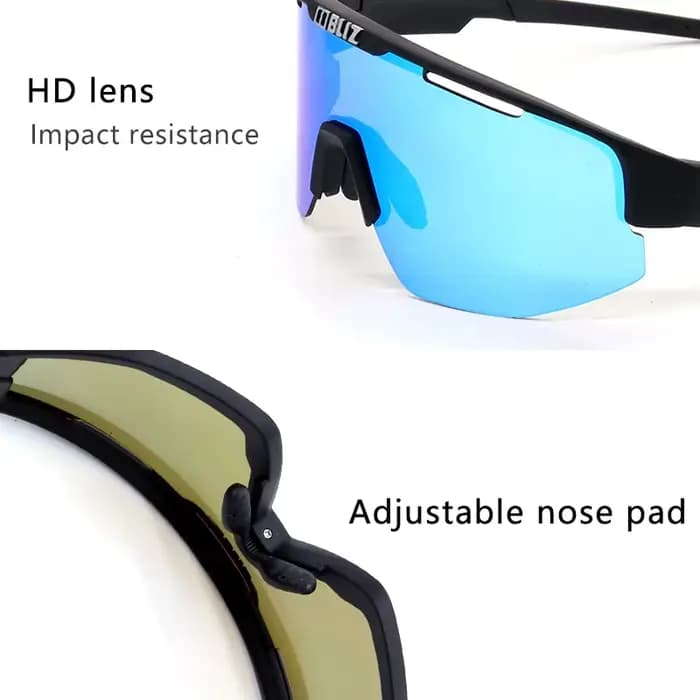 Lunettes de cyclisme B BLIZ Matrix UV400 MTB, lunettes de vélo de montagne anti-vent, lunettes polar
