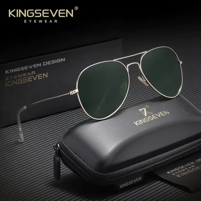 KINGSEVEN Lunettes de soleil polarisées anti-UV400 pour hommes et femmes, ensemble de lunettes de co