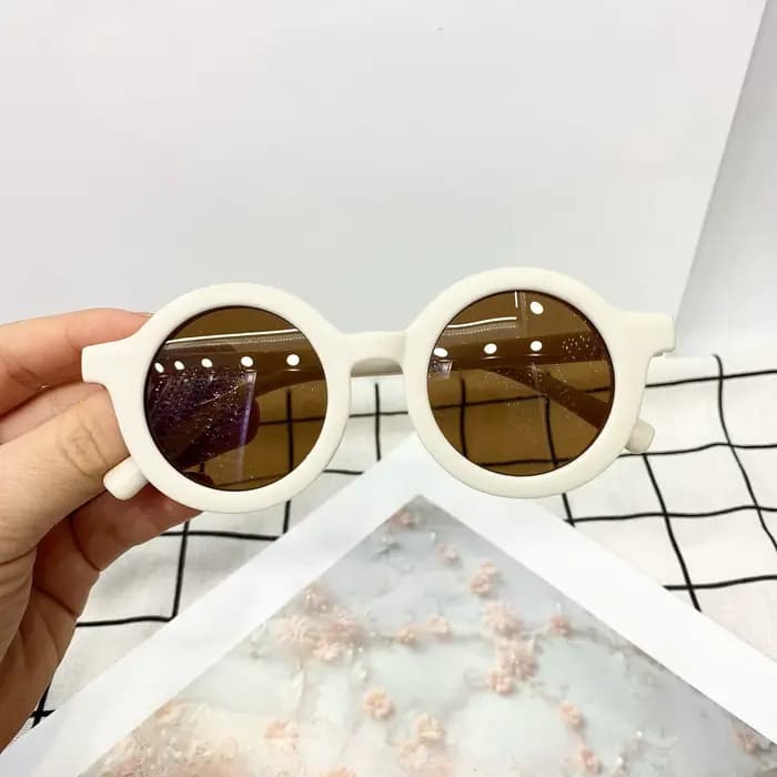 Lunettes de soleil mignonnes pour enfants, verres conviviale rés, pour parents et enfants de 1 à 8 a