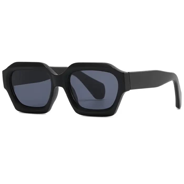 SHEEN KELLY lunettes de soleil rétro Hexagonal épais hommes femmes à la mode surdimensionné carré ép