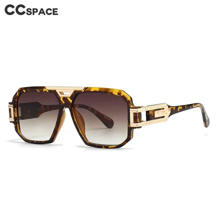 Lunettes de soleil de marque de luxe pour hommes, Design Vintage, surdimensionnées, nuances masculin