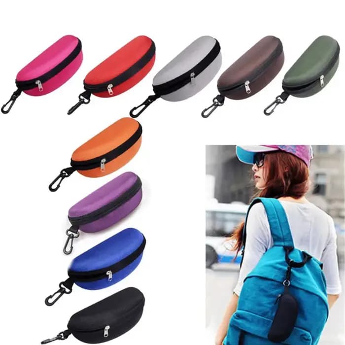 Étui de protection pour lunettes de soleil portables, 1 pièce, tissu Oxford dur EVA, étui à lunettes