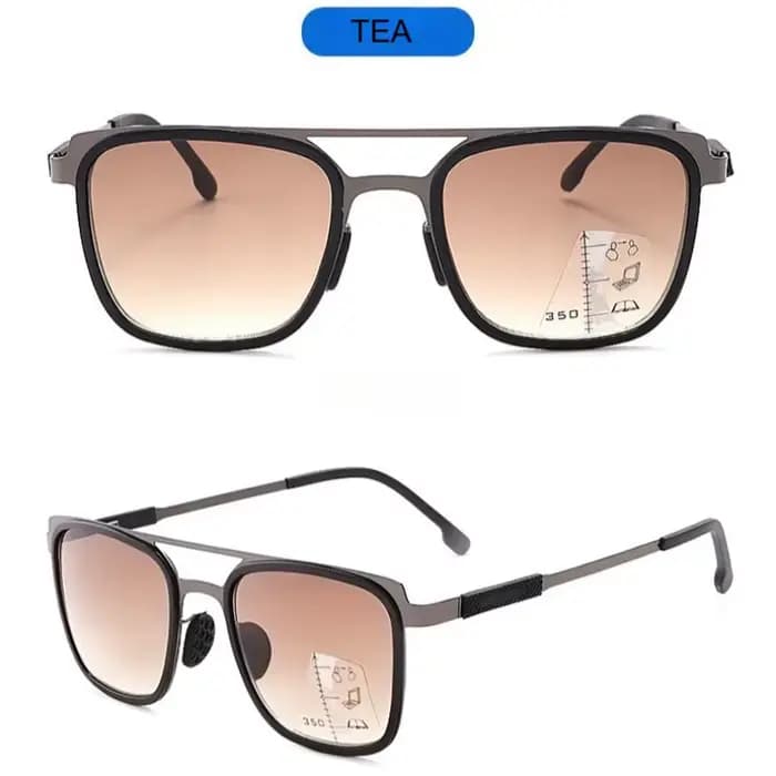 Lunettes de soleil Style presbytie lunettes de soleil et lunettes de lecture progressives multifocal