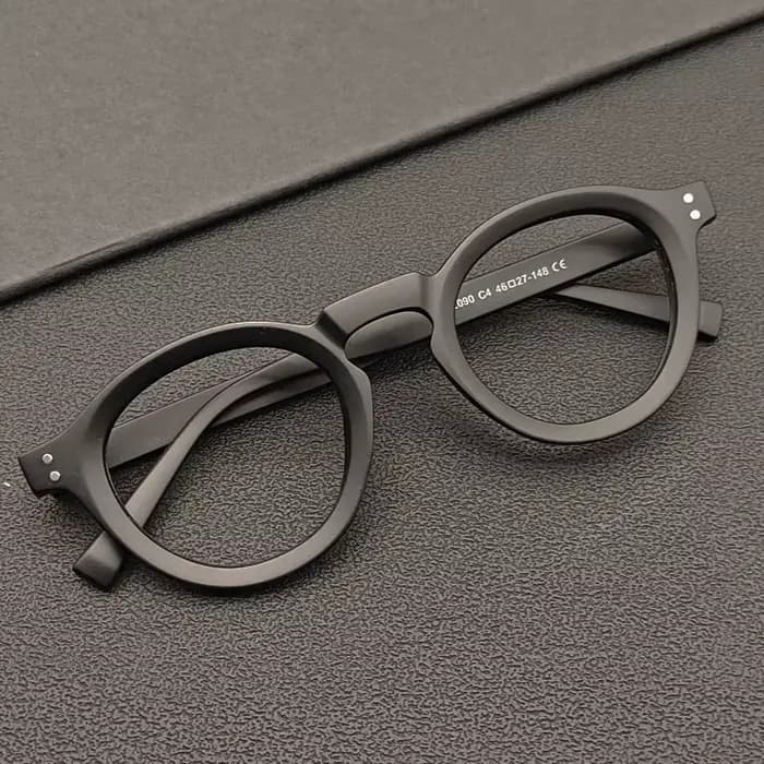 Nouveau rétro lunettes rondes cadre femmes hommes montures ordinateur Anti rayon bleu lunettes optiq