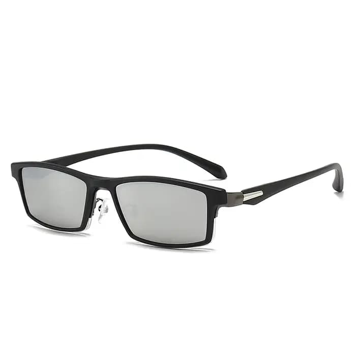 VCKA demi-monture lunettes de soleil polarisées myopie 6 In1 alliage hommes femmes pince magnétique