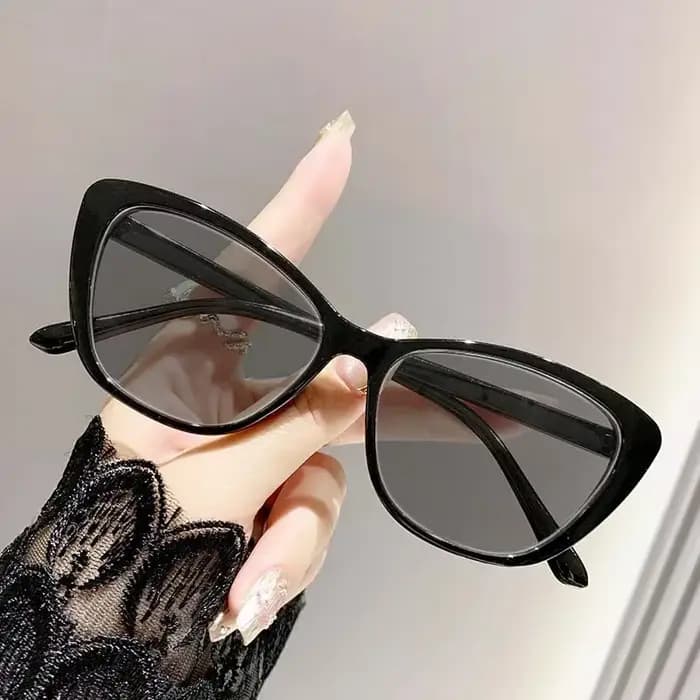 Dames mode loin vue lunettes de soleil nouvelle marque de luxe oeil de chat lecture lunettes de sole