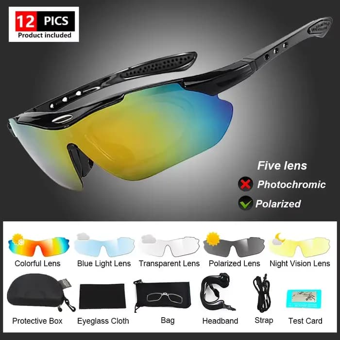 ELICIT nouvelles lunettes de cyclisme polarisées photochromiques hommes femmes lunettes de vélo UV40