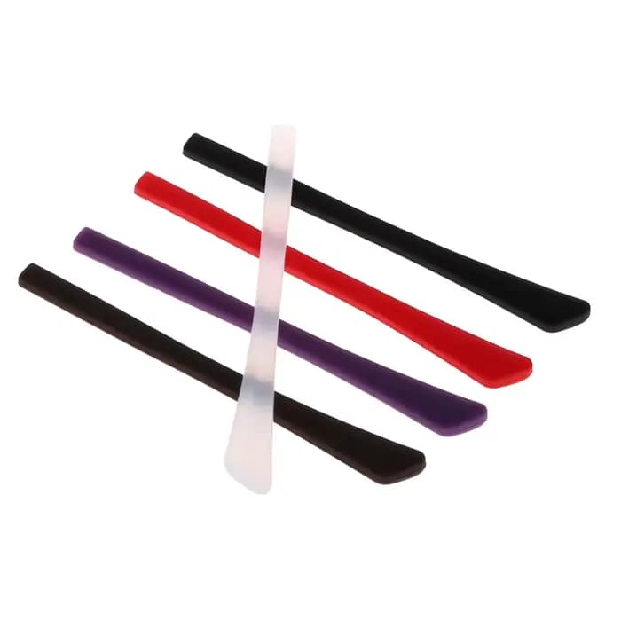 Lunettes en Silicone souple antidérapantes, vente en gros, livraison gratuite, 1 paire, accessoires