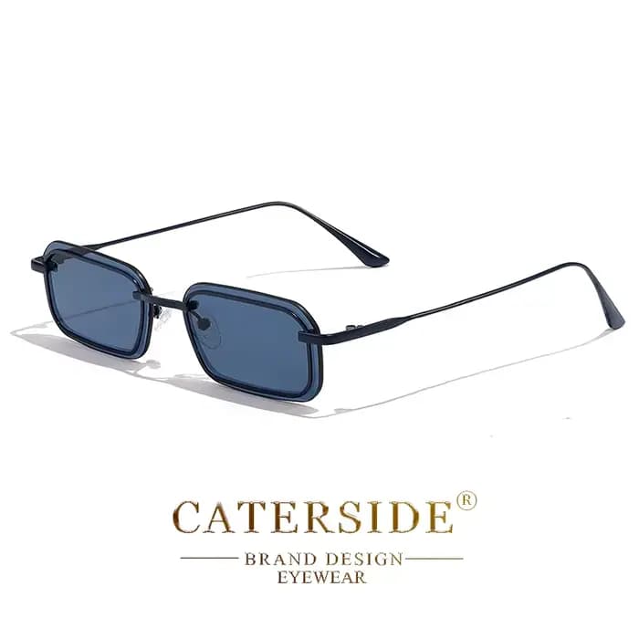 CATERSIDE – lunettes de soleil rétro Punk pour hommes et femmes, monture carrée, petite monture, per