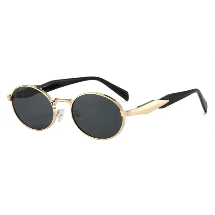 Lunettes de soleil ovales rétro tendance pour femmes et hommes, unisexe Y2K, Vintage, Design à la mo