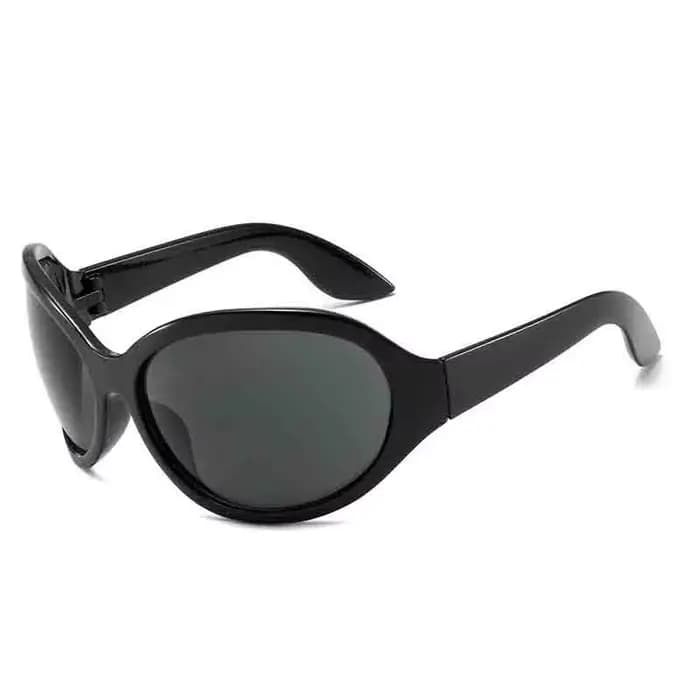 Lunettes de soleil oversize punk de marque de luxe pour femmes, monture de lunettes pour femmes et h