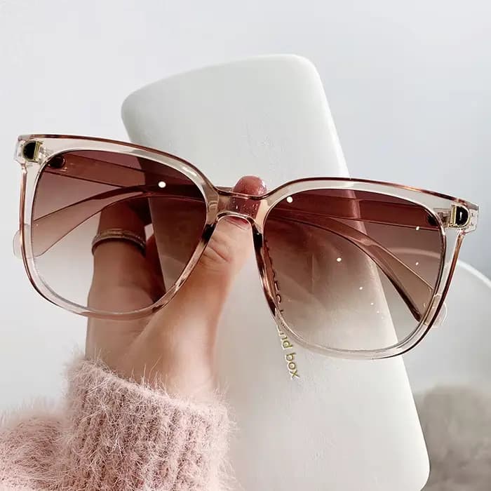 Mode surdimensionné lunettes De soleil femme marque concepteur Vintage carré lunettes De soleil femm