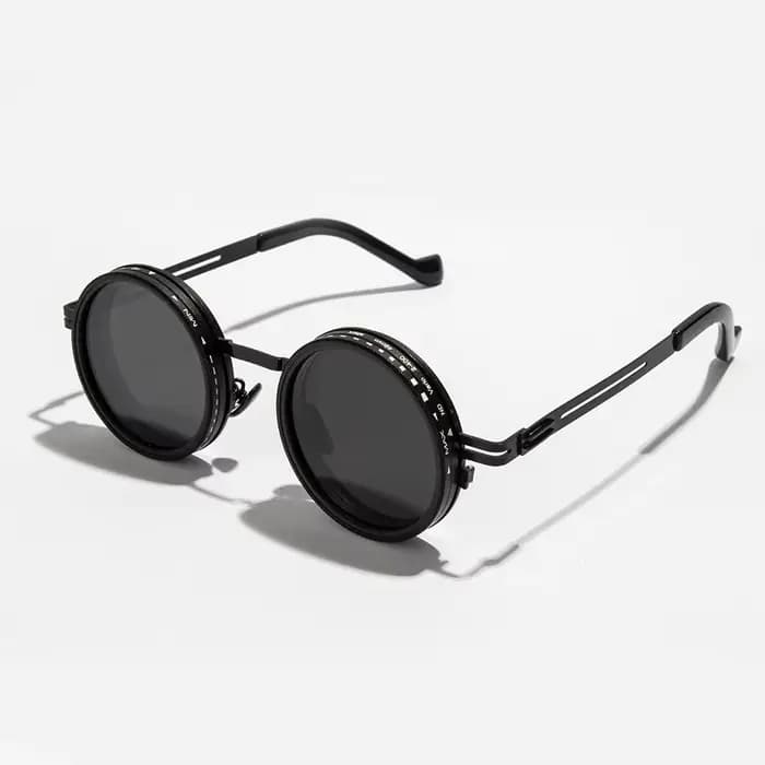 2025 mode nouveau unisexe fait à la main ND9 niveau lunettes de soleil filtre rotatif en continu rét