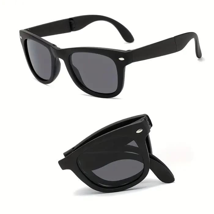 Lunettes de soleil pliantes pour femmes et hommes, ChimDesigner, Ombre pliable, Portable, Protection