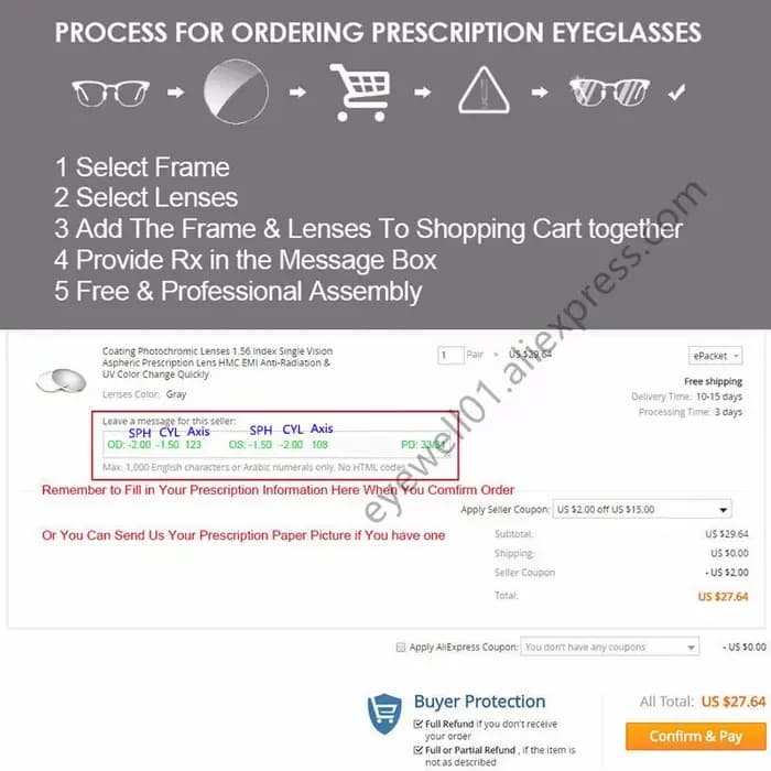 BCLEAR 1.61 lentilles en résine d'index lentille optique UV400 lentille de revêtement réfléchissant