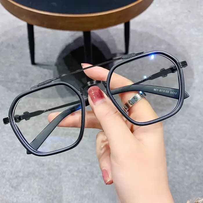 Lunettes classiques Anti-lumière bleue, monture haut de gamme, noires, Anti-rayonnement, pour femmes