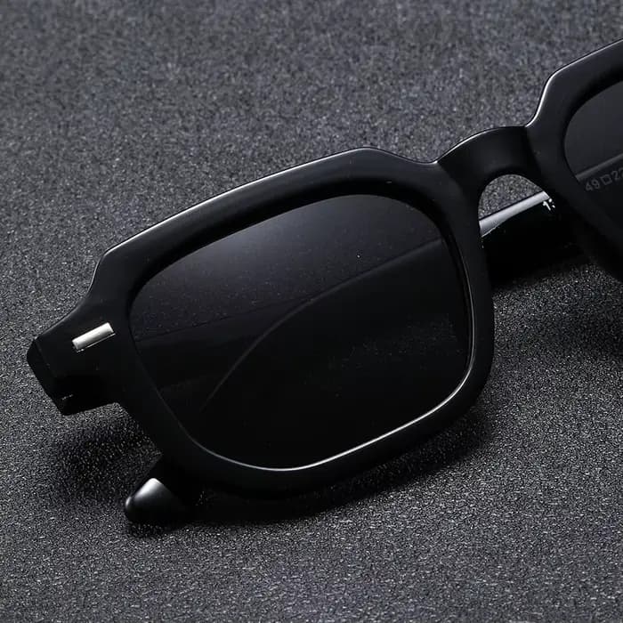 Lunettes à la mode pour hommes, nouvelle monture carrée tendance, rivets rétro Y2K, Festival de musi