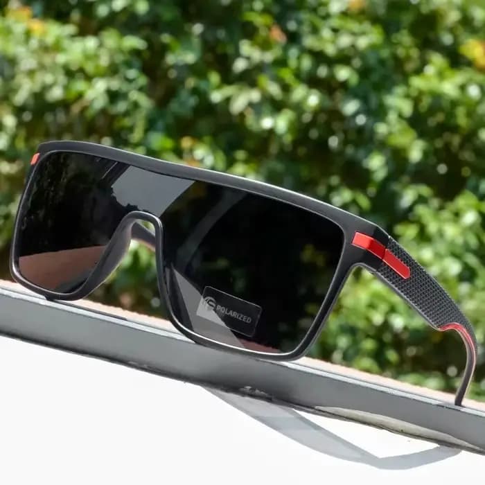 CRIXALIS mode lunettes de soleil polarisées pour hommes carré surdimensionné Anti-éblouissement pilo