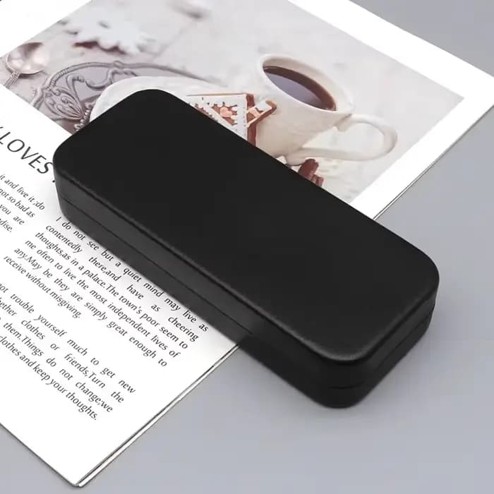 Étui à lunettes en lin à coque rigide pour hommes et femmes, étui à lunettes tendance, housse de pro