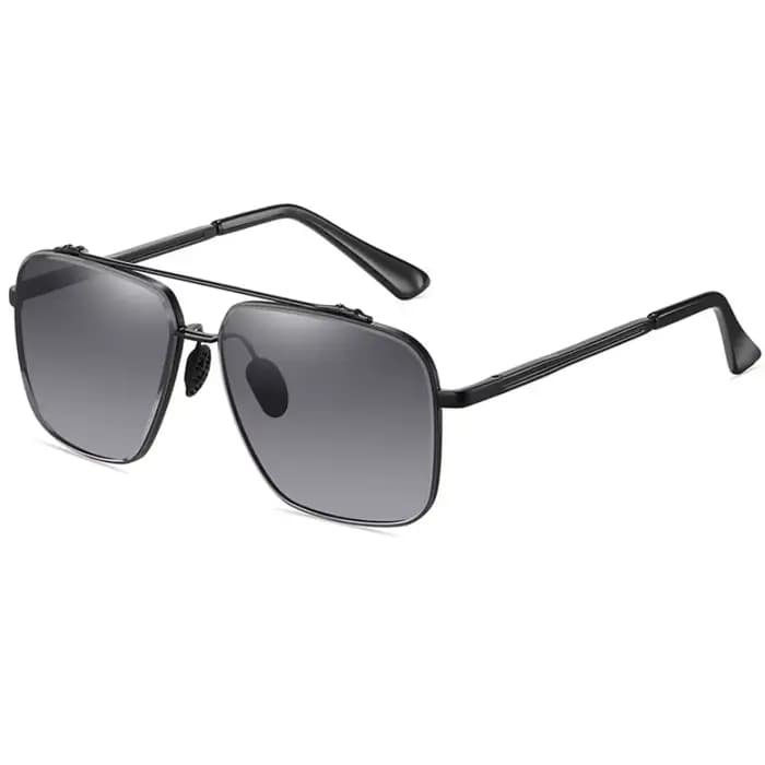 Nouvelle mode pilote lunettes de soleil pour hommes Vintage dégradé grand cadre lunettes de soleil f
