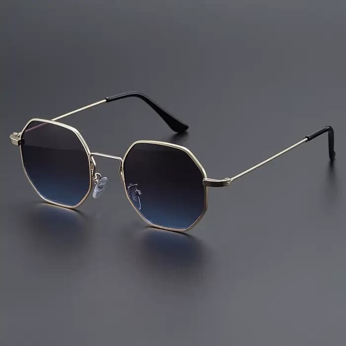 Lunettes de mode classiques à monture géométrique pour hommes, adaptées aux cadeaux de vacances à de